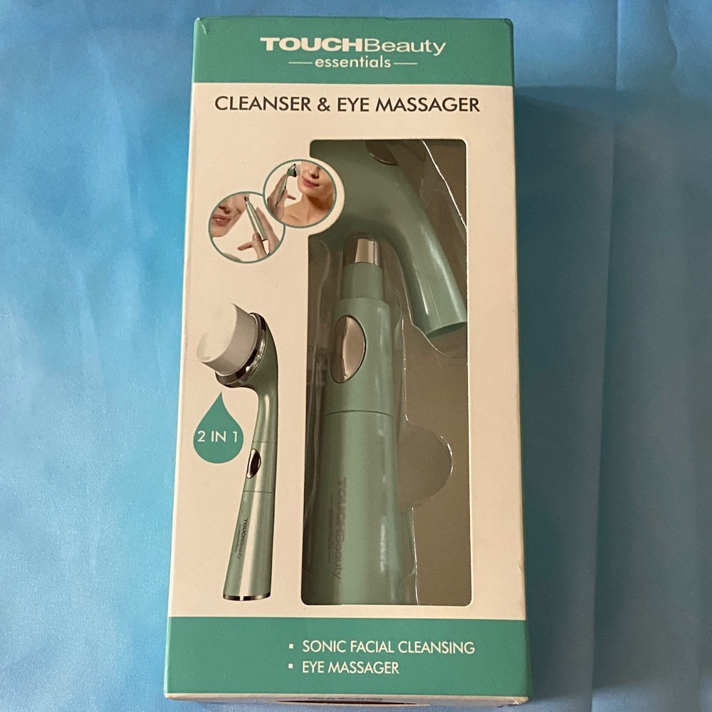 NWT TOUCHBeauty Cleanser & Eye Massager